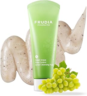 FRUDIA Green Grape - Limpiador facial exfolia...