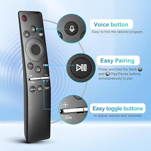 Miniatura 4 de Control remoto por voz para Samsung Smart TV BN59-01330A Reemplazo para todos los controles remotos Samsung con función de voz para S-Samsung Frame
