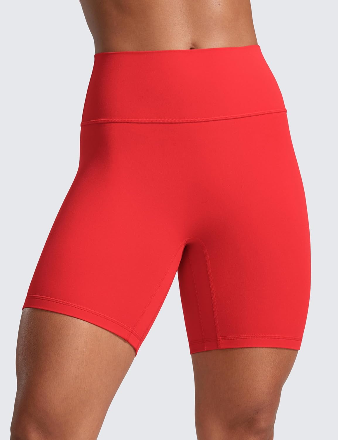 CRZ YOGA Secretsculpt Butterlift Biker Shorts 6"- No Front Seam High Waist Womens Workout Gym Booty Scrunch Butt - Image 2