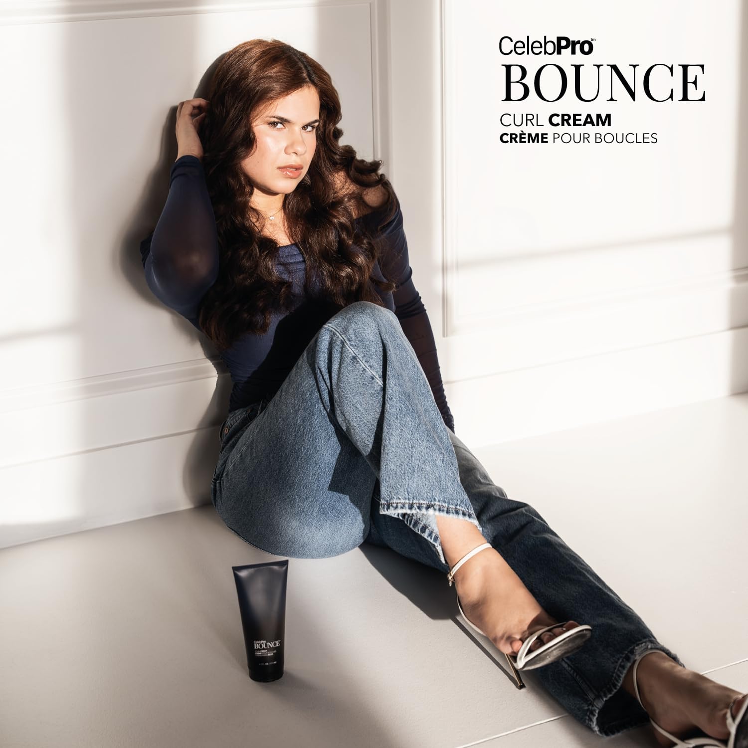 CelebPro BOUNCE Curl Cream, Hydrating Curl Cream for Defined Curly Hair, 6.7oz