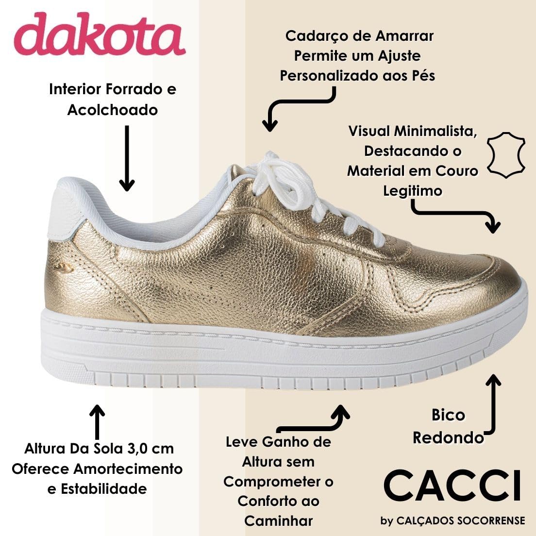 Tênis Casual Feminino Couro Preto Dakota G9371-0011 em promoção! Veja a oferta e mais achadinhos de Tênis 3 Hoje é o melhor dia para comprar Tênis Casual Feminino Couro Preto Dakota G9371-0011 com aquele preço maroto! Promoção! Aproveite a oferta! 3