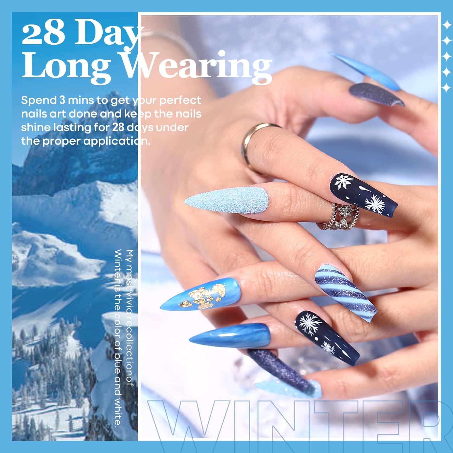 Modelones Zestaw Lakierów do Paznokci UV 40 PCS 36 Kolorów Lakier żelowy Soak Off Nail Studio Base Top Coat