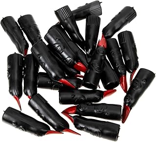 ABOOFAN Witch Fingers 24 Pcs Halloween Witch Fingers Bulk Cosplay Claws Halloween Finger Fingernails Black Witch Finger Pointer