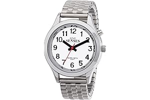 English Talking Watch for Blind Women: Precision Timepiece with Audible Day & Date Announcements