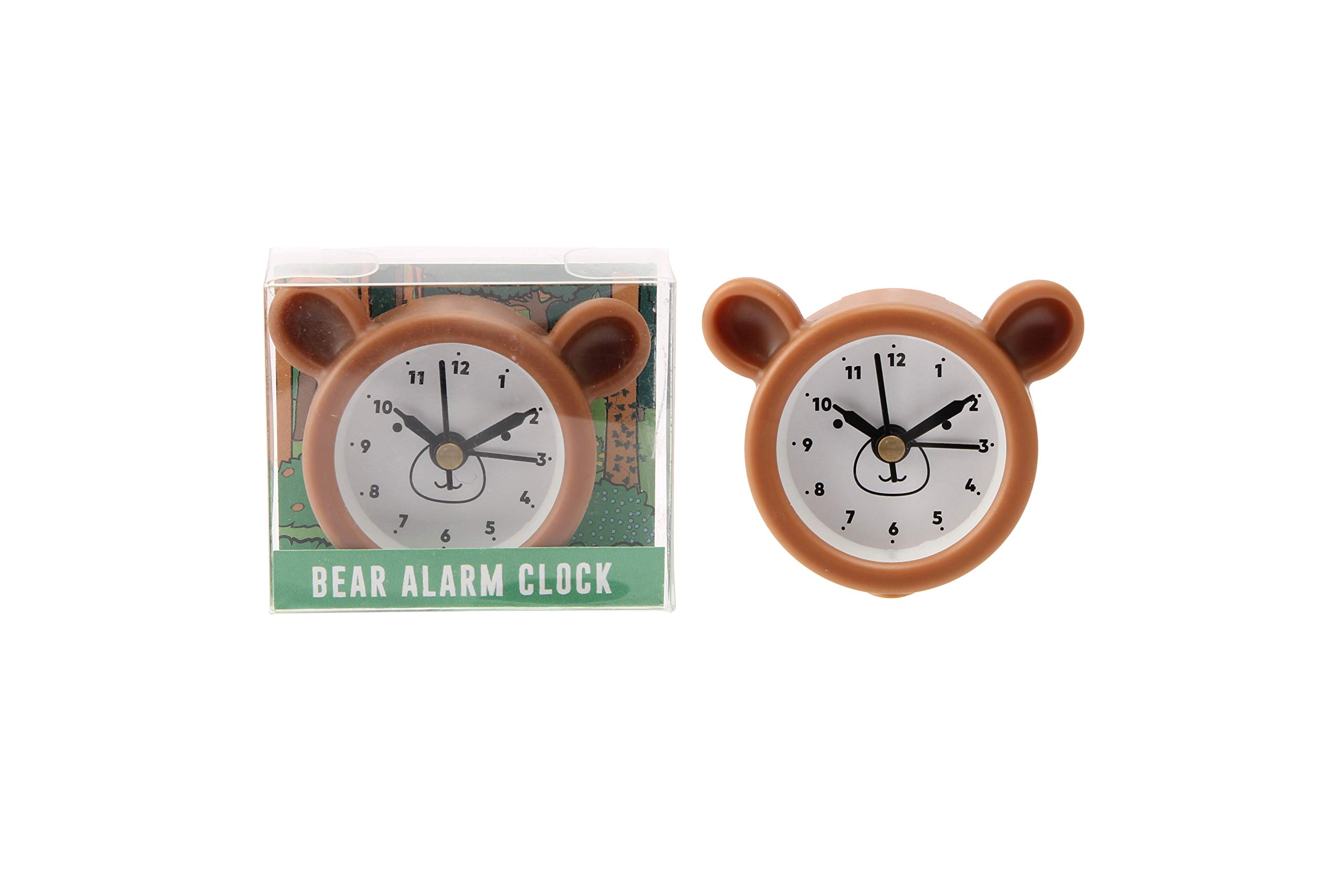 Cgb Giftware Brown | Mini Bear Alarm Clock | Gift Box | Eureka Range | Gb02712