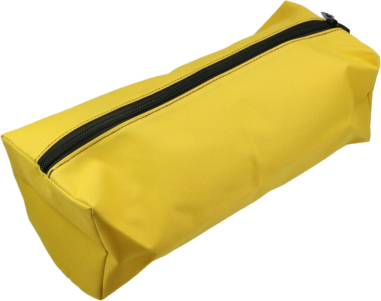 Auniwaig Tool Bag Zipper Pouch, Oxford Canvas Versatile Hand Tool Pouch Tote Bag, Waterproof Zippered Pouches for Ratchets Wrenches Screwdrivers Sockets Tool Storage Yellow
