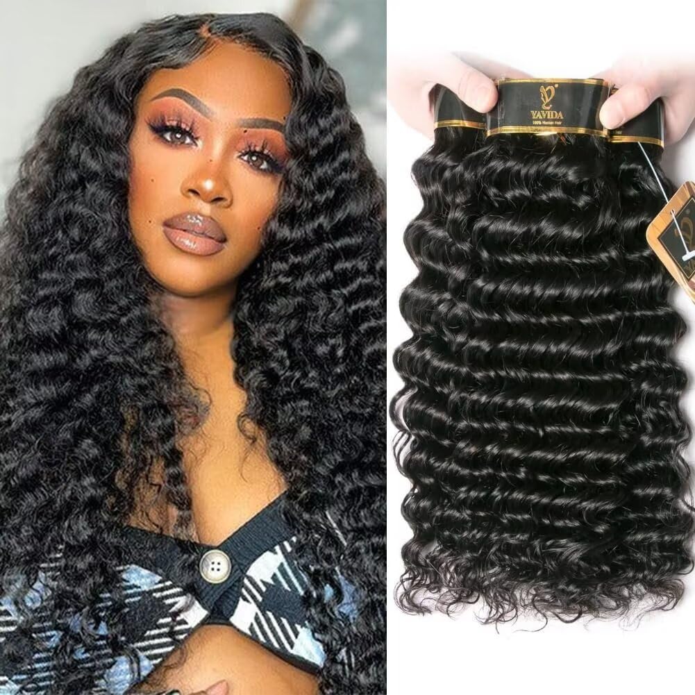 Yavida Brazilian Human Hair Bundles Water Wave With