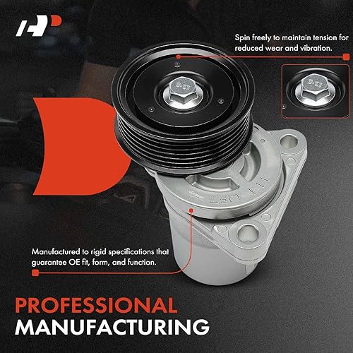 Miniatura 4 de A-Premium Conjunto tensor de correa con polea compatible con Mazda 3 2010-2013, 5 2012-2017, 3 Sport 2010/2012-2013, CX-7 CX7 2007-2012, MX-5 Miata