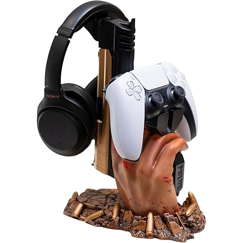 Exclusive Gaming Controller Holder & Headset stand figure for Call of Duty and Fortnite Gaming Room Decor HandMade | Gaming Decor accessories For PC PlayStation & Xbox | Call of duty Gamer Decor Military headphone stand | Present For Gamers Adults Kids Accessories - Gamers Gifts Decor