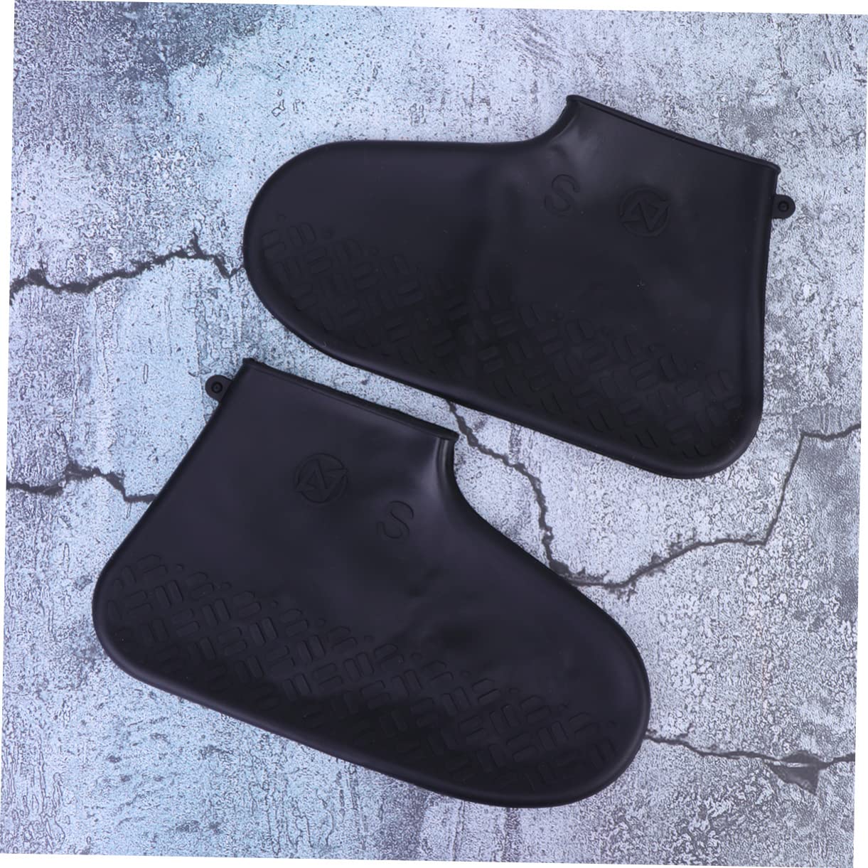 GARVALON 1pc Silicone Shoe -skid Overshoes for Rainy Days Flexible and Wear-resistant for Outdoor Activities s Black
