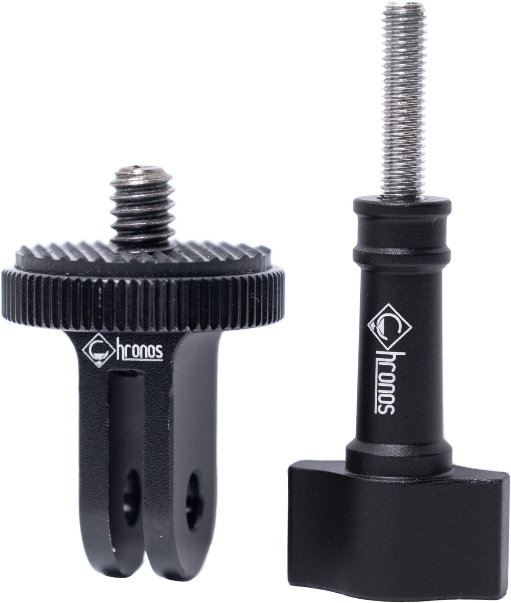CHRONOS Camera Mount Adapter for GoPro Ecosystem - ¼-20 Conversion Adapter for for Go Pro Cameras, DJI Osmo Action, & Insta 360 One - Mount Your Camera to Any GoPro Mount Accessory or Attachments