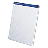 Ampad Evidence Quad Dual-Pad, Quadrille Rule, Letter Size (8.5 x 11.75), White, 100 Sheets per Pad (20-210)