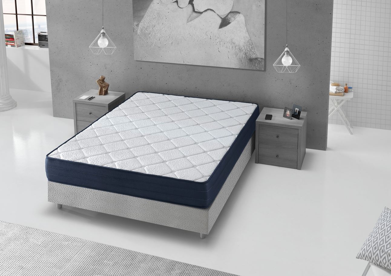 DORMISSIMO Matelas 90x190 Basic Pro 13 CM - Déhoussable, Ergonomique, Respirant, Mémoire, Idéal Lit Gigogne
