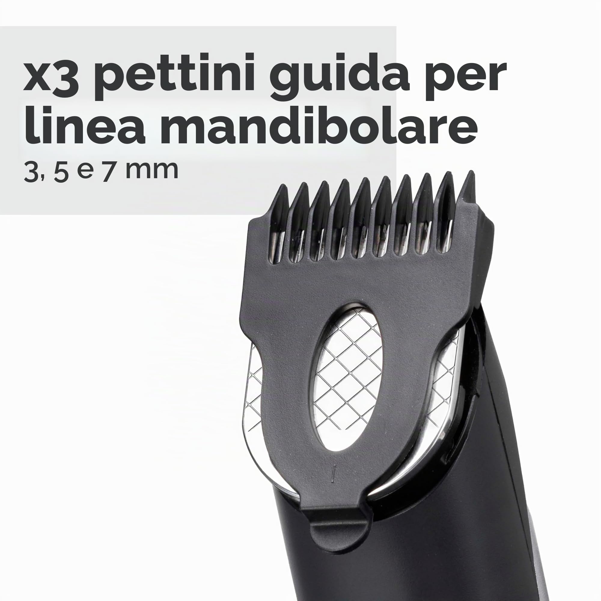BaByliss Lithium Power - Regolabarba senza fili, con tagliacapelli per naso, impermeabile, regalo per uomo, nero