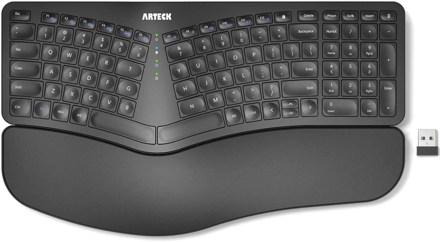 Microsoft Ergonomic Keyboard Black. Wired, Comfortable