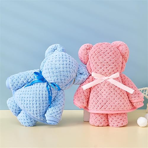 Miniatura 6 de Toallas de mano de algodón suave con diseño de oso para baño, suministros de regreso a clases, regalo de boda, pareja, toalla para mascotas, perro,