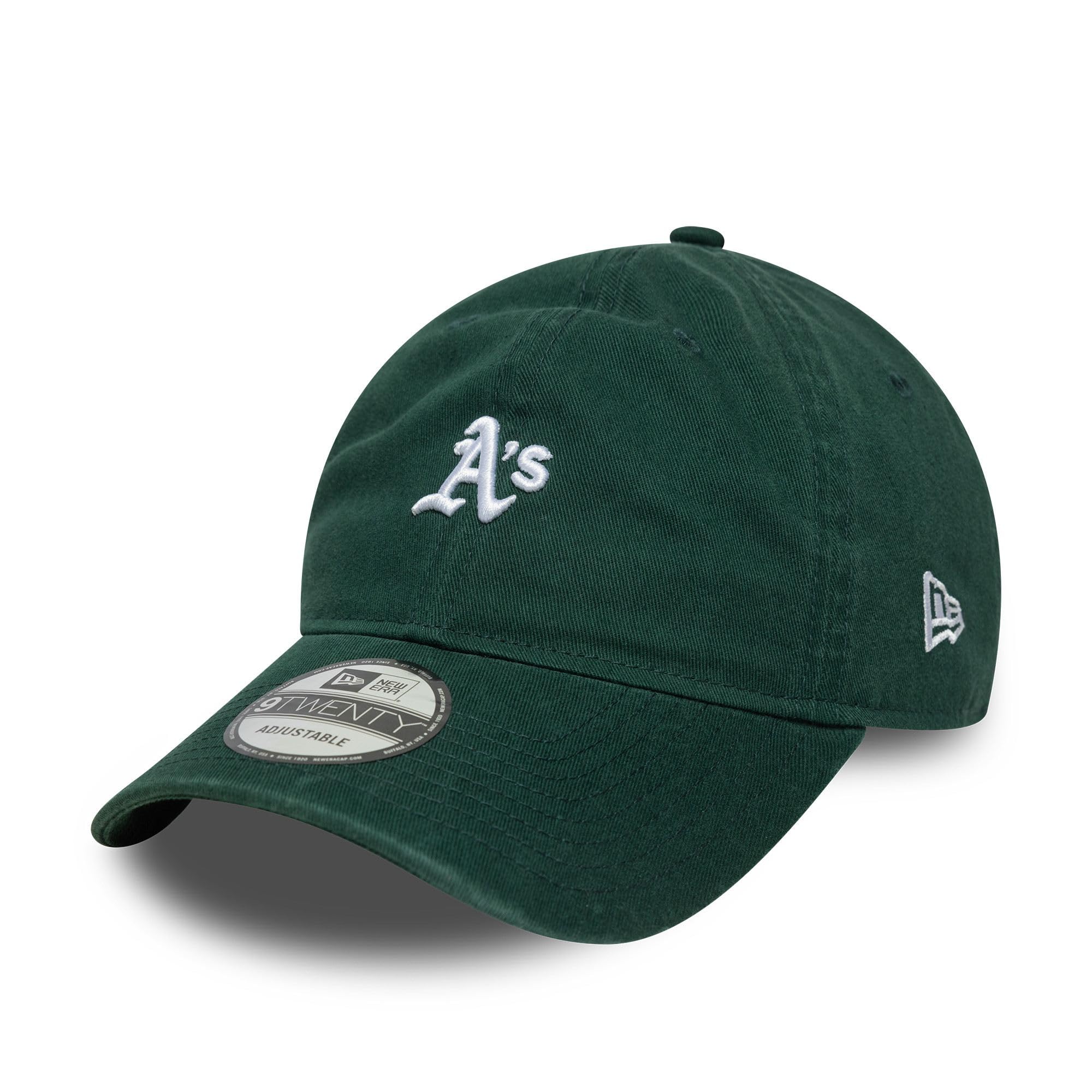 New Era Oakland Athletics Washed Mini Logo 9Twenty Cap Dark Green