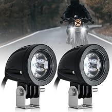 Dinfu 2 Zoll led Motorrad Zusatzscheinwerfer 12v -24v Runde Scheinwerfer Frontscheinwerfer Zus tzliches IP68 Spotlights f r Motorrad ATV UTV Dirt Bike 4x4 Pickup Truck Boot
