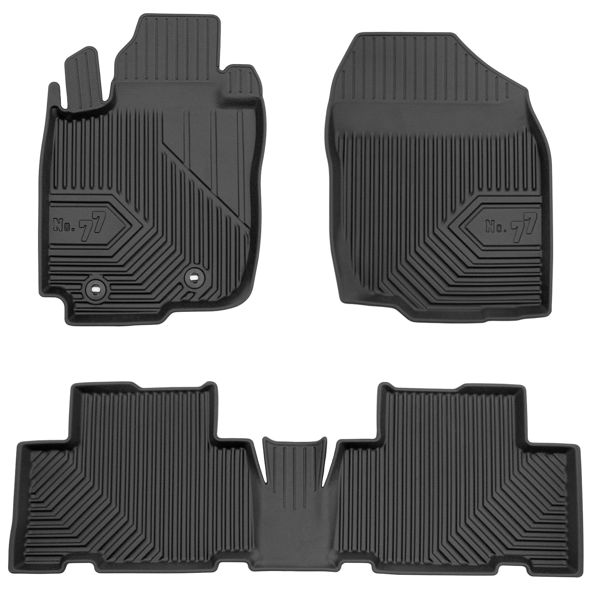 MOTOS Alfombrillas de Goma para Toyota RAV4 III 2005-2012 Mejore la Comodidad de Sus Viajes con la Alfombra Antideslizante Car No.77- Alfombrillas de Coche para Varias Estaciones