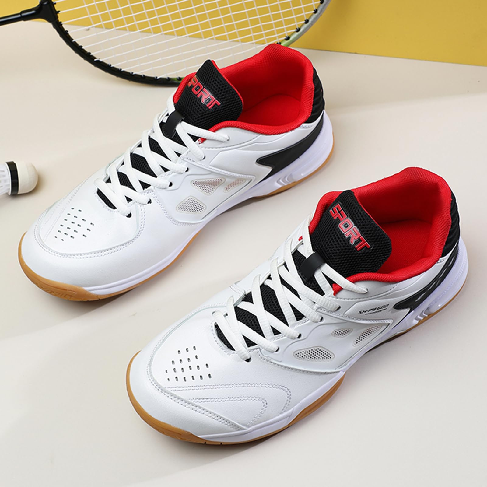 Chaussures de course Leichtkraft - Tennis de table/badminton semelle profilée caoutchouc