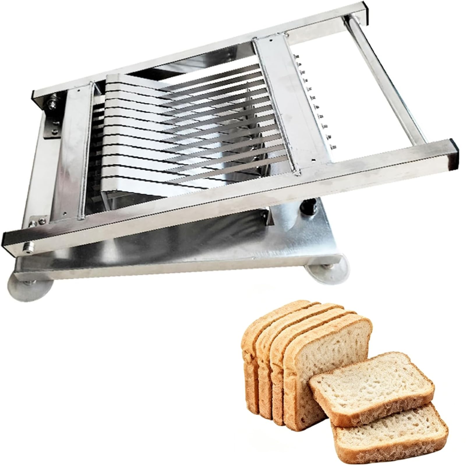 MObyat Segments Sushi Roll Slicer, Manual Sushi Roller Cutting Machine, Non-stick Sharp, Uniform Slices, Quickly Slices Sushi Rolls & Rice Balls, For Home Bento Restaurant Party Sushi 8 segments