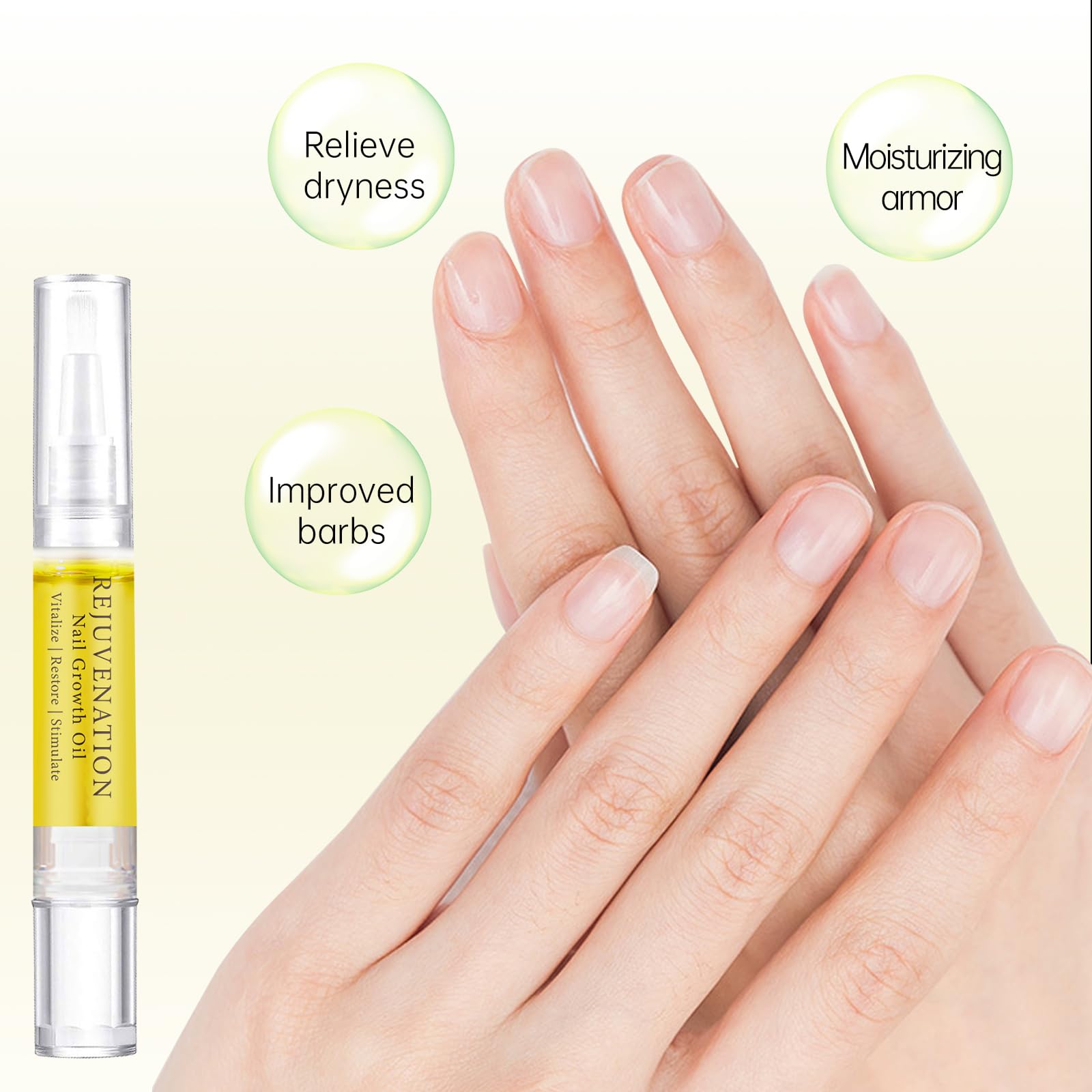 Tseriact Nail Oil, Cuticle Oil for Nails Professional Nail Care Nail Oil Pen - Image 3
