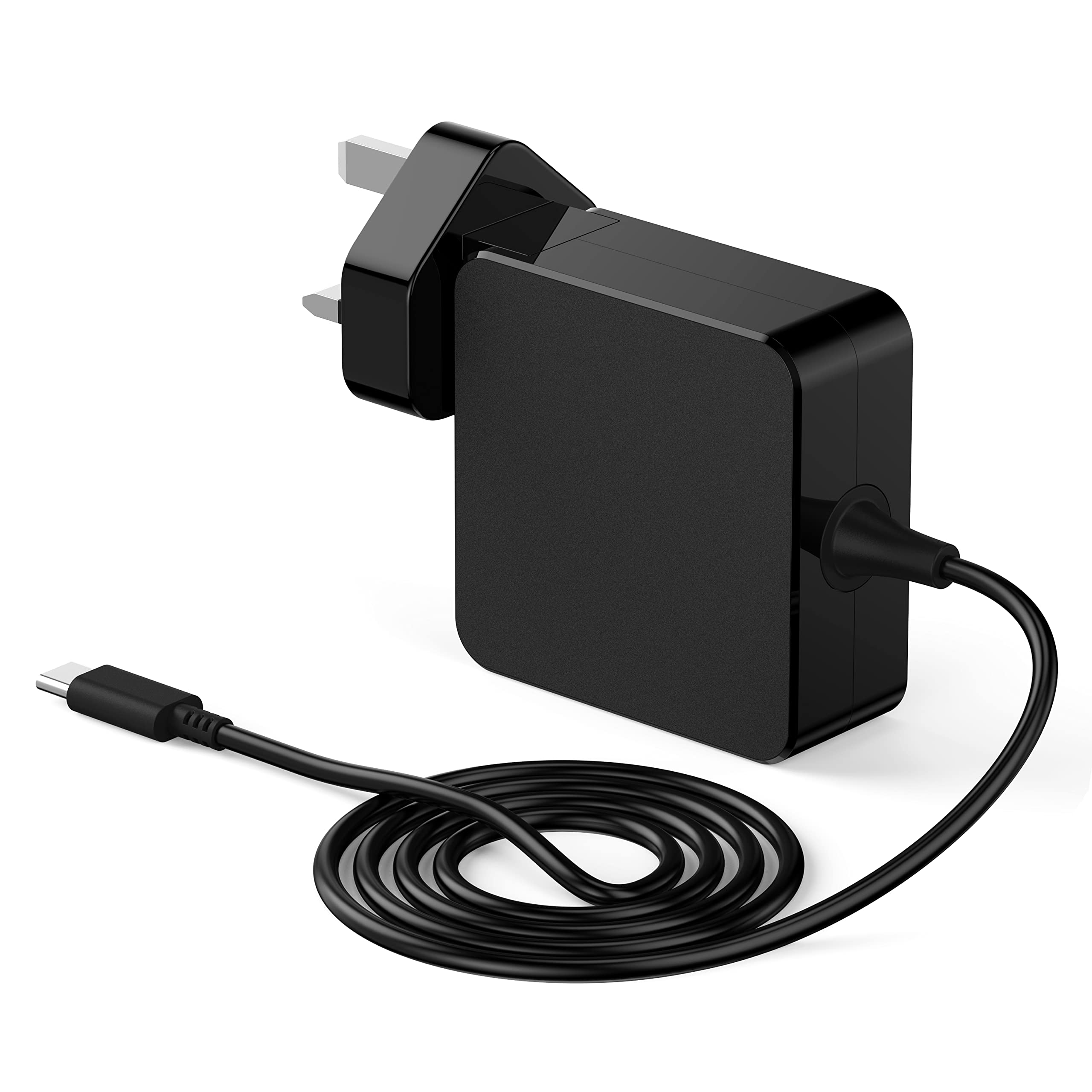 65W USB C Laptop Charger Compatible with ASUS Zenbook 13 14 3 Deluxe UX425 UX425E UX325 UX325E UX435 UX390 UX391 UX490 Chromebook C302C C302S C403N Huawei Matebook D15/D14/14/13 TYPE C Power Adapter