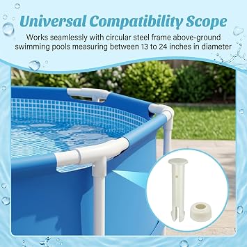 10 Pcs Plastic Pool Joint Pins,Replacement Pool Joint Pins for Intex Pool