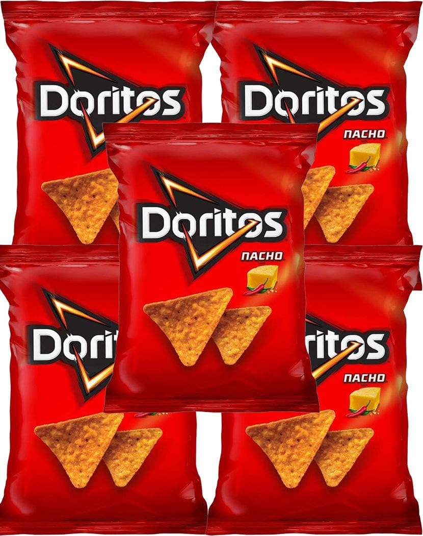 DORITOS NACHO 58g (caja con 5 bolsas) Alimentos y Bebidas
