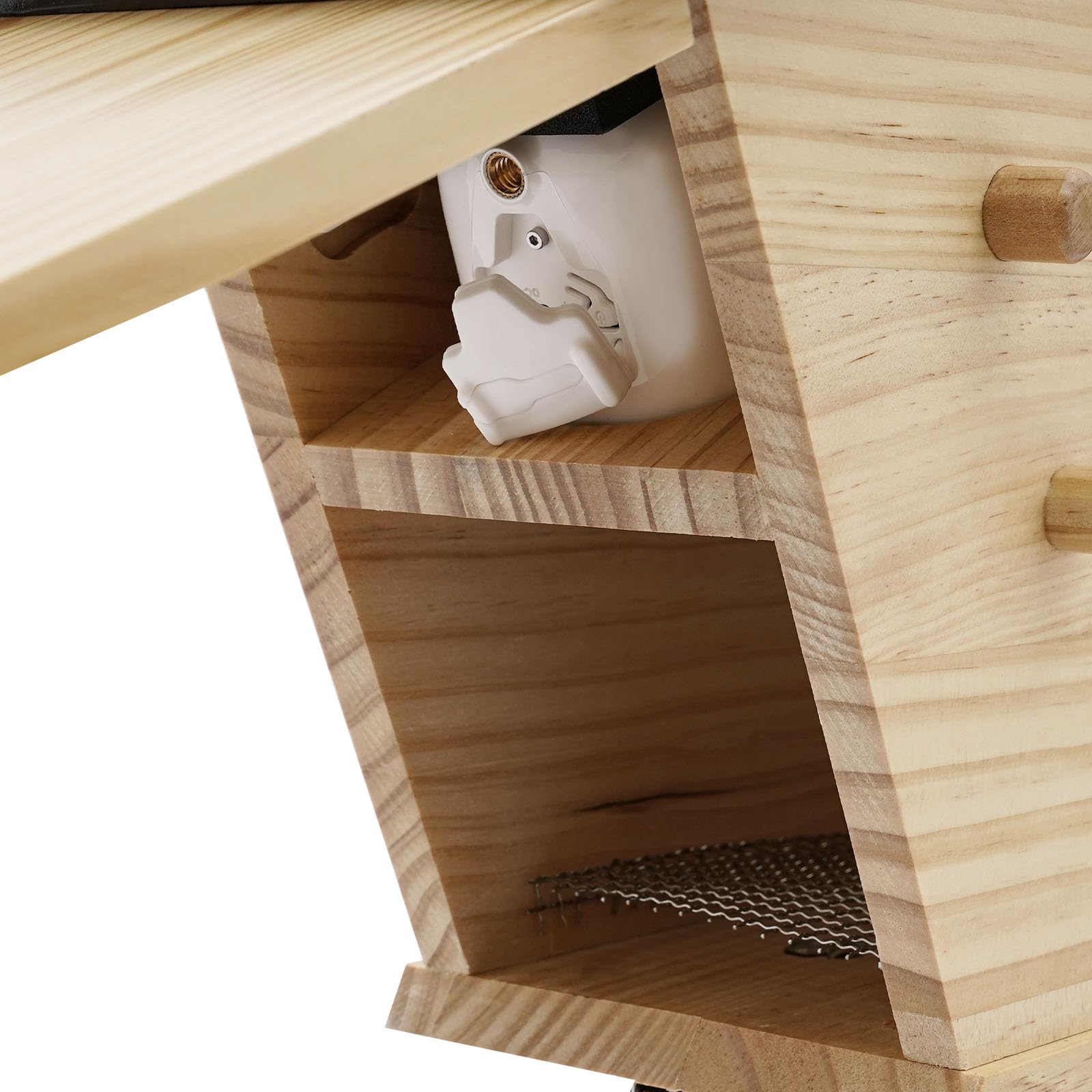 Casa de pájaros inteligente de madera con cámara, nido de pájaros alimentado por energía solar con detección de IA, nido con cámara de caza HD, visión nocturna, resistente a la intemperie