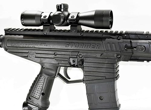 Mira de alcance Trinity 4x32 para marcador de paintball Tippmann Stormer.