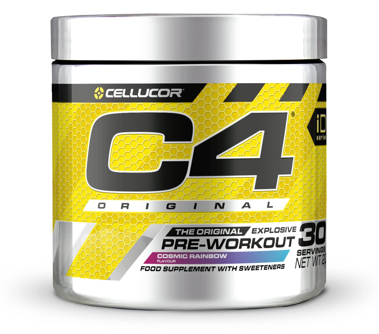 C4 Original Beta Alanine Sports Nutrition Bulk Pre Workout Powder for Men & Women | Best Pre-Workout Energy Drink Supplements | Creatine Monohydrate | Cosmic Rainbow | 30 Servings