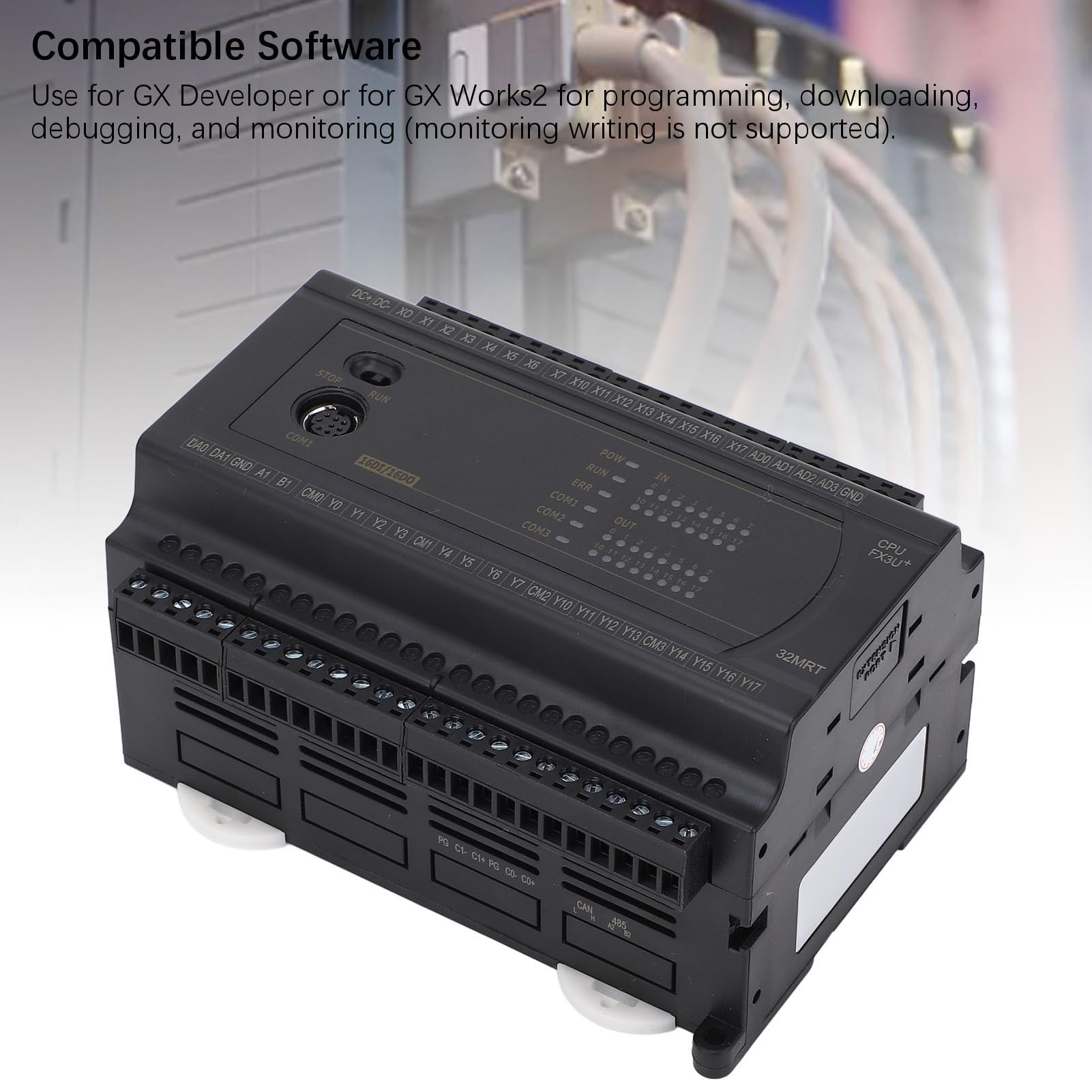 TYTOGE PLC Control Board 16in 16out RS232 RS485 High Speed Pulse Counting Industrial Controller Programmable Control Board DC24V