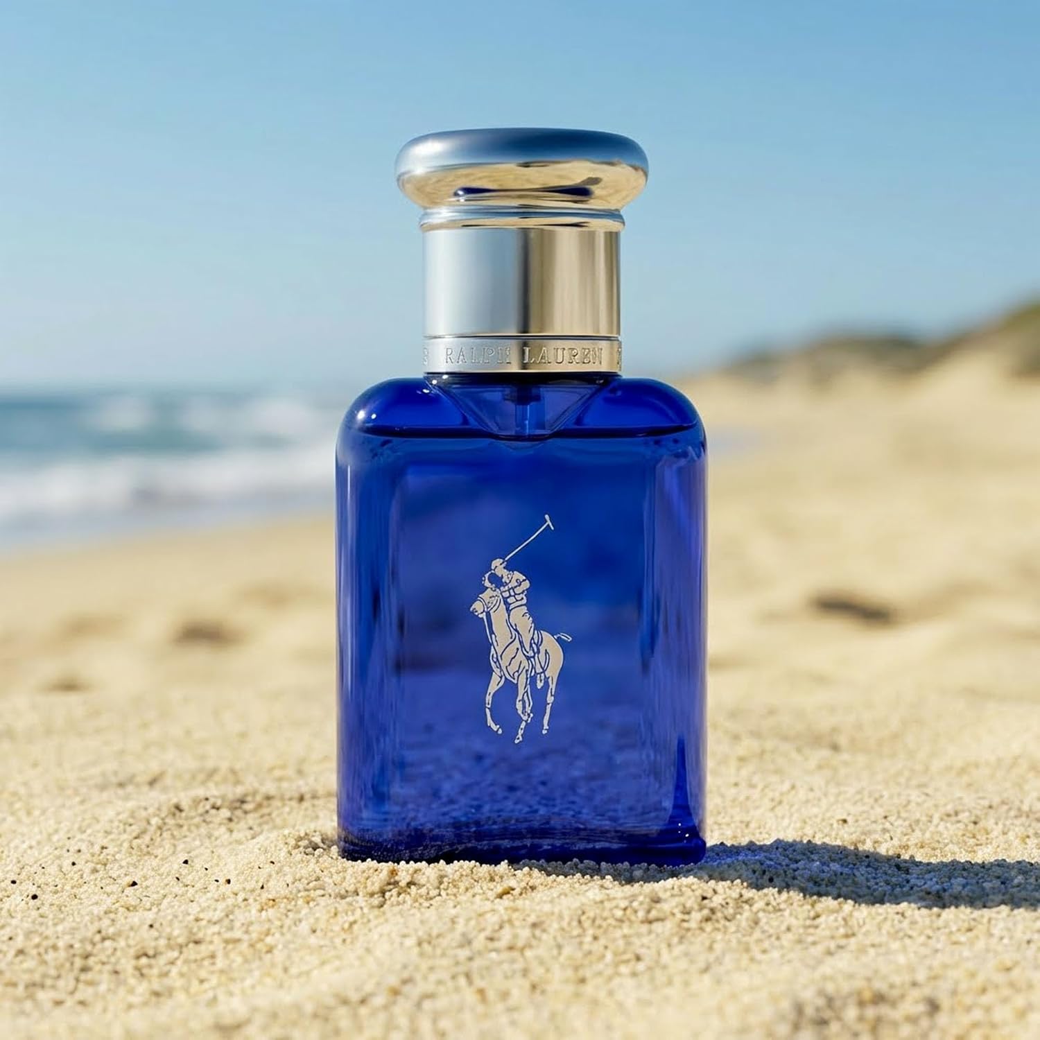 RALPH LAUREN FRAGRANCES - Polo Blue - Eau de Toilette - Men's Cologne - Aquatic & Fresh - With Citrus, Sage, and Suede - Medium Intensity