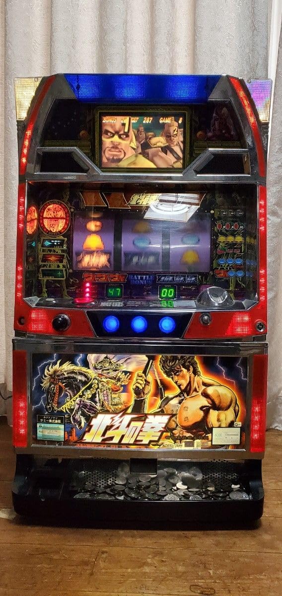4号機 北斗の拳実機 美品 黒王パネル 裏物 オートプレイ装置