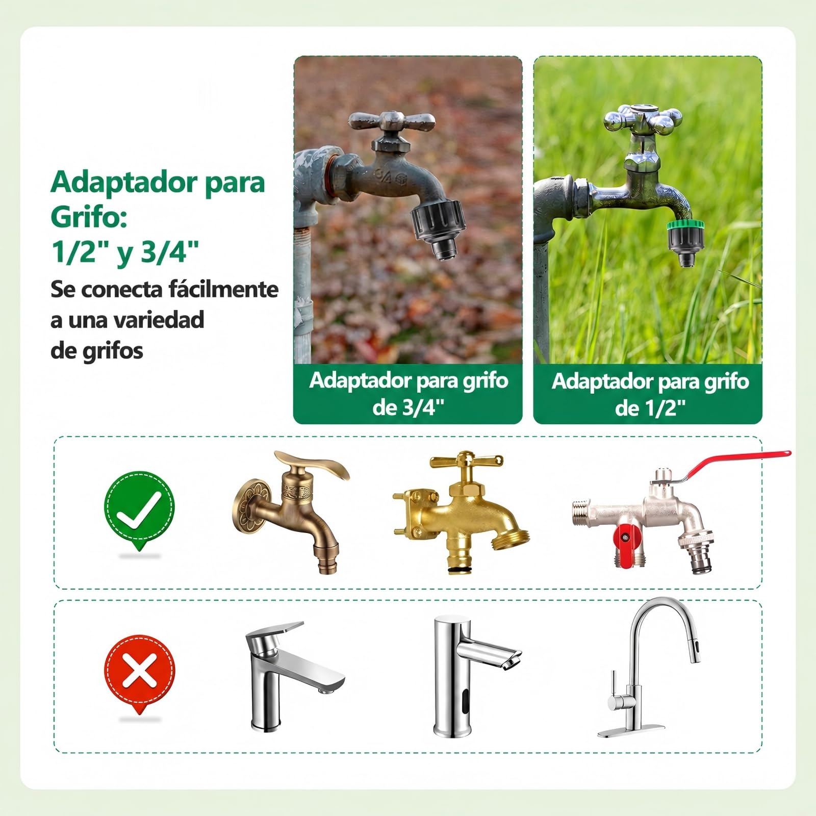 20M Speed Sistema de Riego Jardín DIY Sistema de Riego por Goteo Ajustable Boquilla Aspersor Pulverizador y Gotero Automatico, para Jardin, Invernadero, Terraza Césped