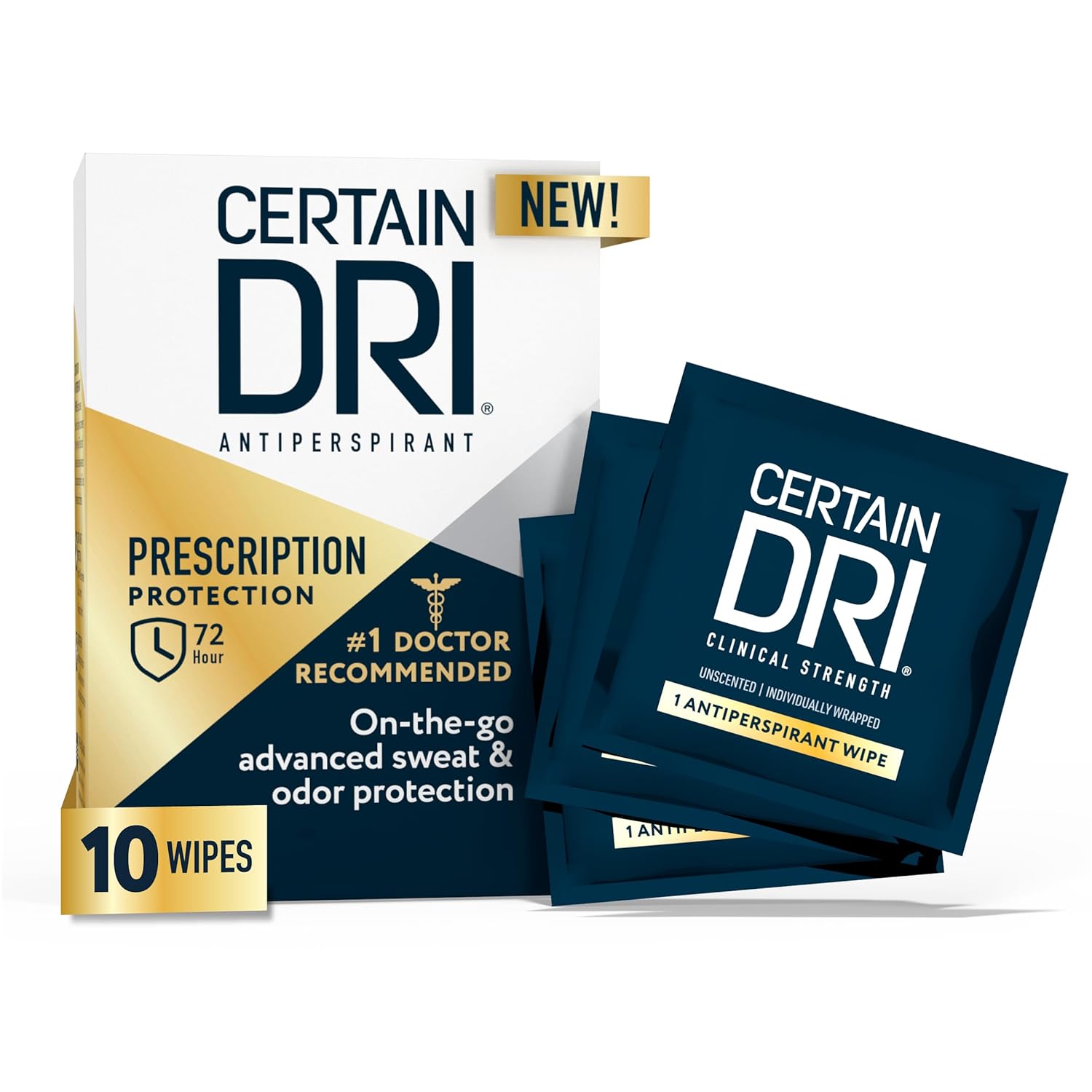 Certain Dri Antiperspirant Wipes for Excessive Sweating