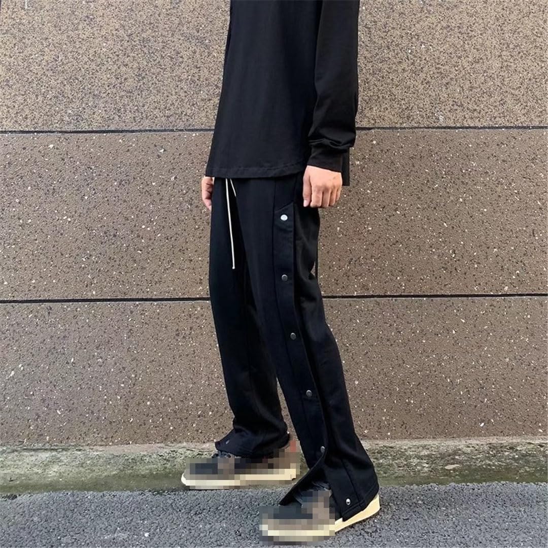 Vogrtcc Pantalones Casuales para Hombres Pantalones Ajustados con Cintura Elástica Y Bolsillos