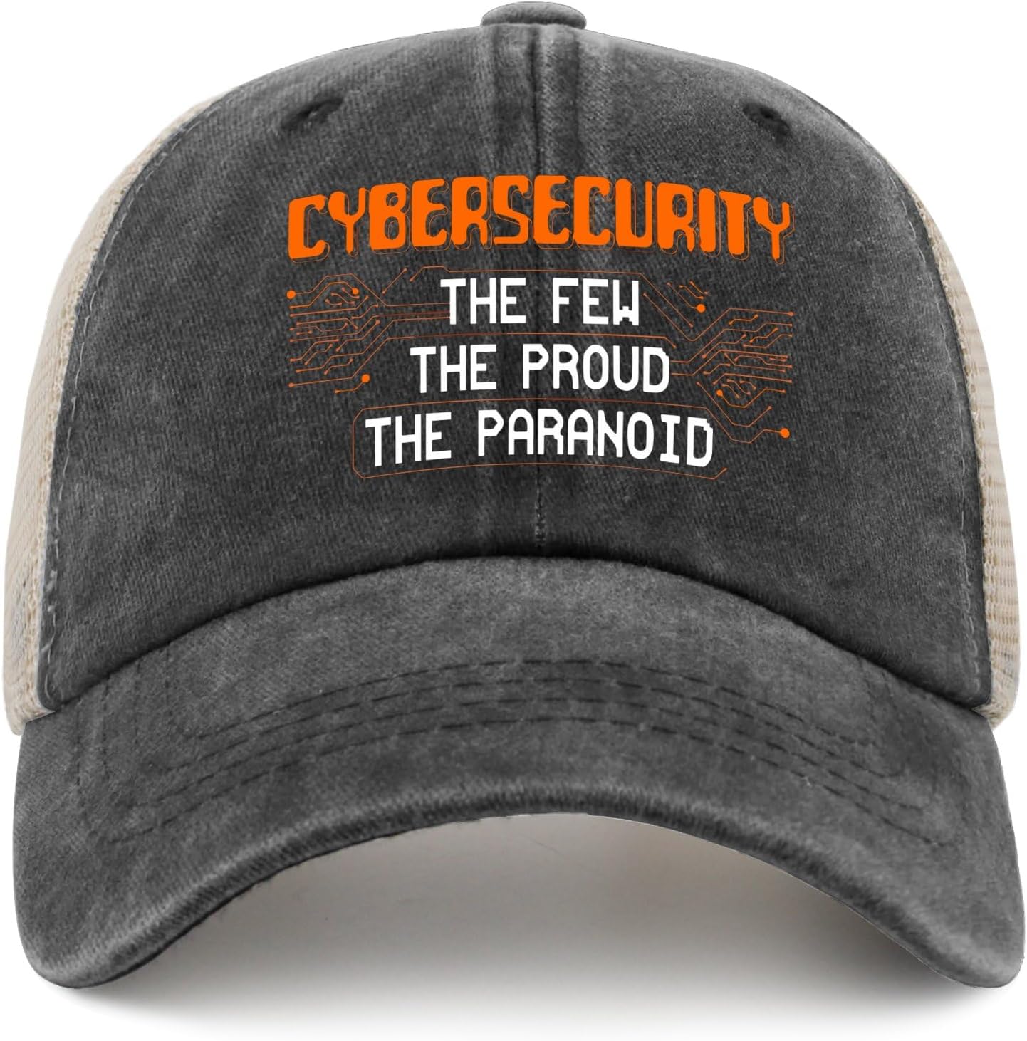 Cybersecurity The Few The Proud The Paranoid1 Hat for Womens Funny Baseball Caps Fashion Washed Cybersecurity The Few The Proud The Paranoid1 Hat for Womens Funny Baseball Caps Fashion Washed