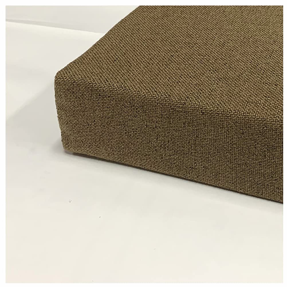 Coussin pour banc de jardin brun foncé 60x35cm assise épaisse et antidérapante de 8cm