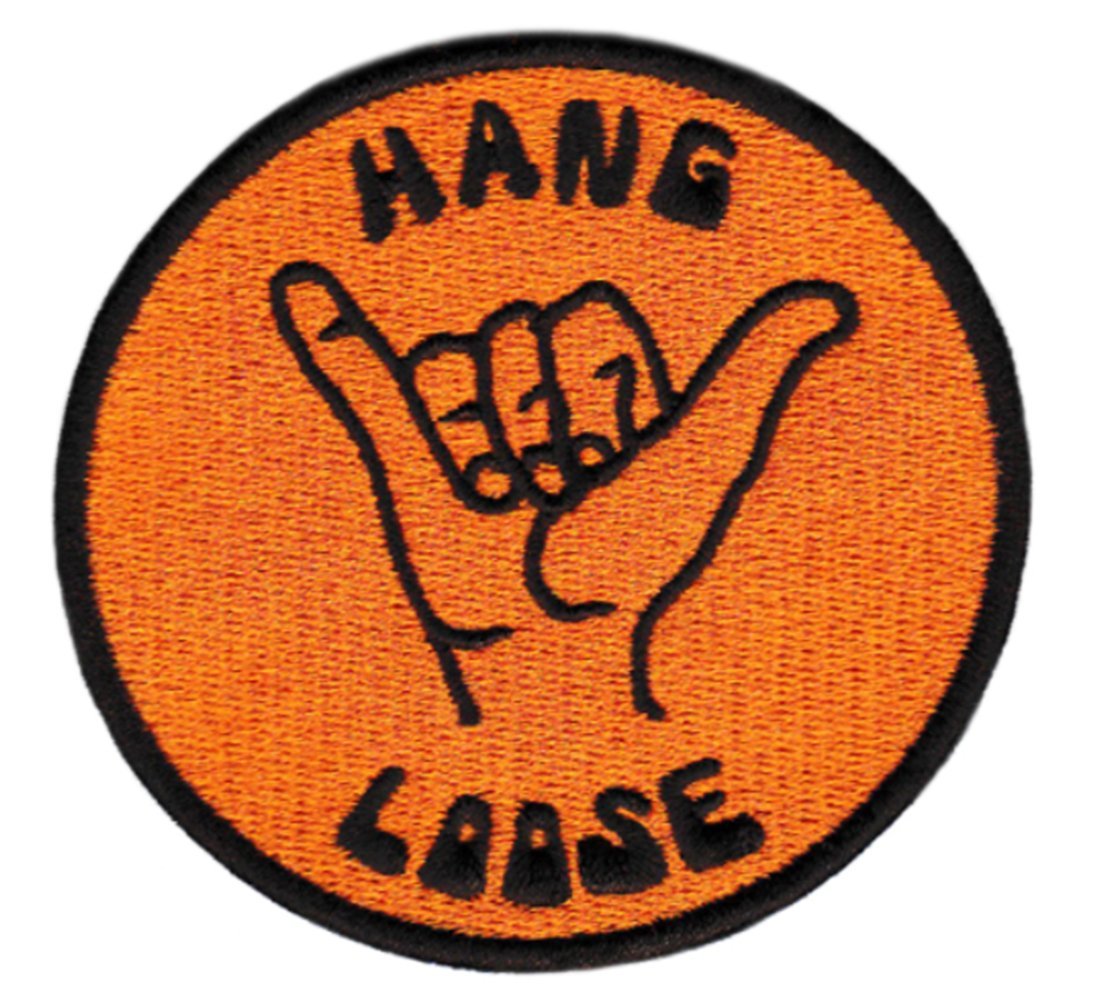 Buy Vintage Style Surfer Hang Loose Shirt Patch 8cm Badge Patches