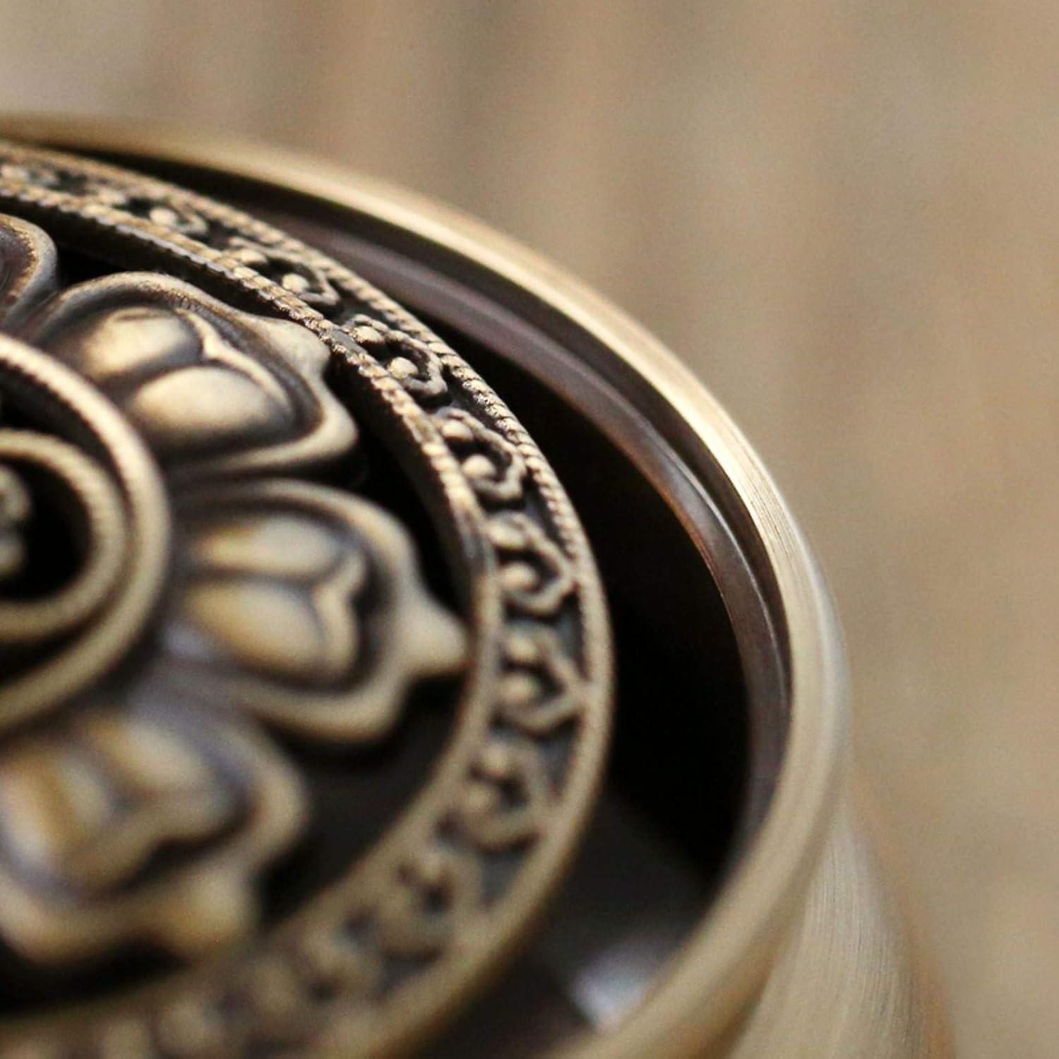 Incense Burner Brass, Tibetan Lotus Incense Holder Burner Catcher (conical Stick Incense Coil)