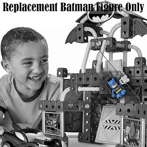 Miniatura 3 de Pieza de repuesto para Fisher-Price Trio DC Super Friends Batcave - T3832 ~ Figura de repuesto de Batman