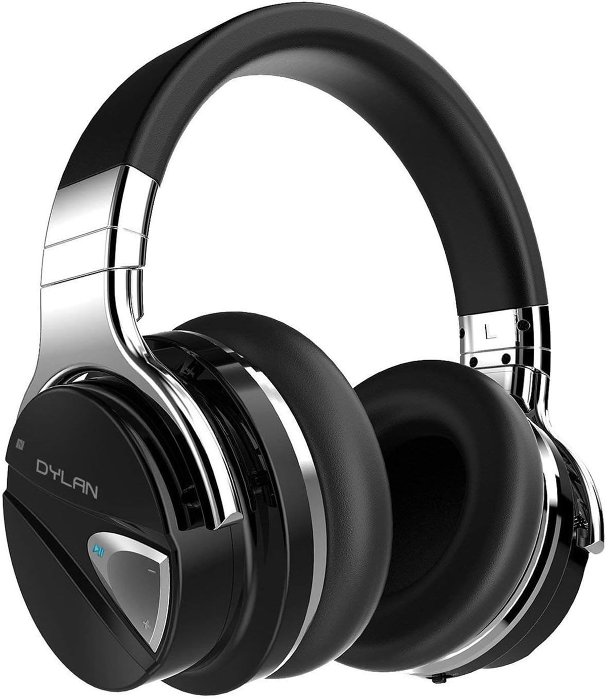 Bluetooth Portable Headphones Over Ear - Noise Cancelling Foldable Earphone with HiFi Stereo, Lightweight and Build in Mic and Volume Control for iPhone,Android Phones & Tablets,PC and More