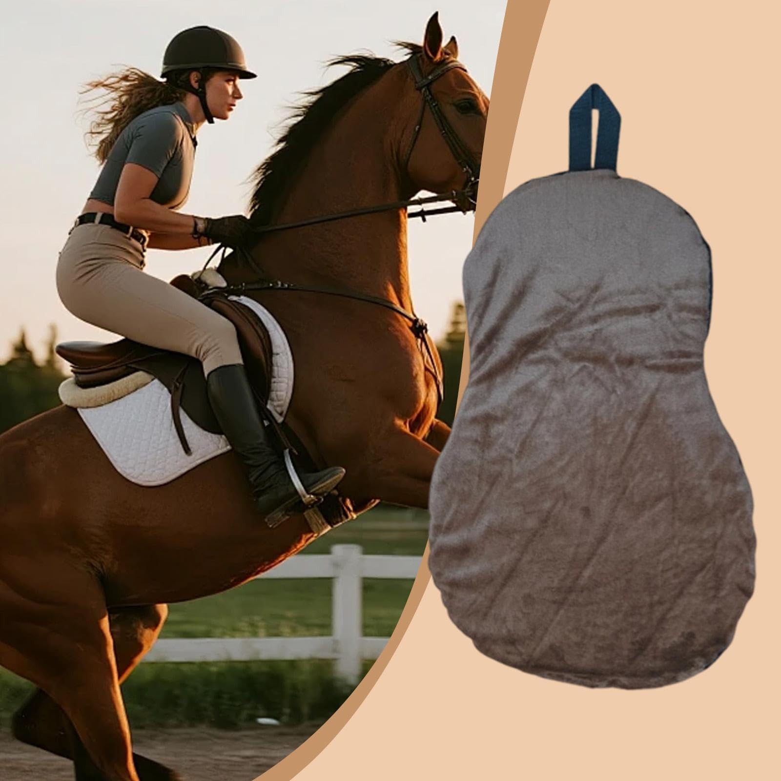 Protector de Silla de Montar, Accesorio para Equipo Ecuestre, Cojín Ligero para Silla de Montar