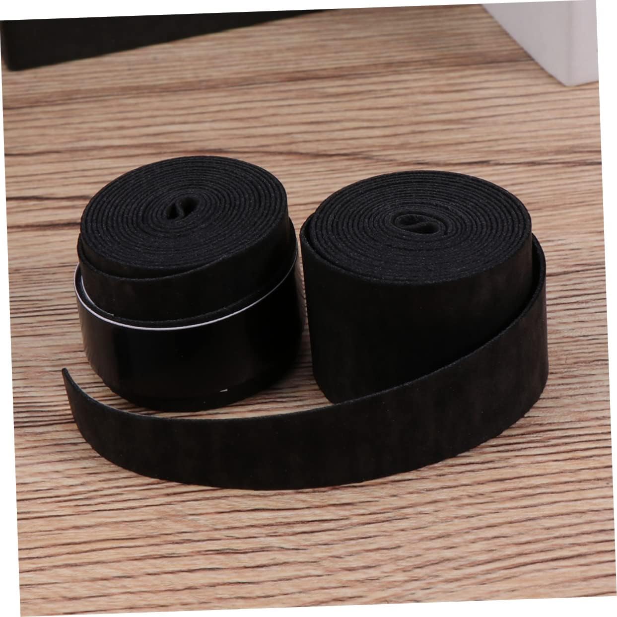 DECHOUS 10Pcs Black Racket Grip Overgrip Perforated Super Absorbent Sweat Band for Tennis Badminton Squash Pickleball Rackets for Humid Conditions