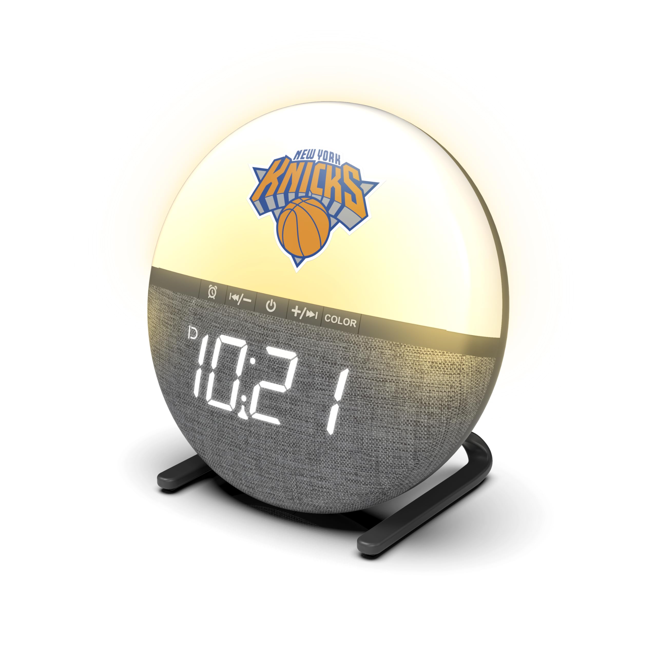 Reloj despertador NBA New York Knicks con simulador de amanecer Soar para fans del baloncesto
