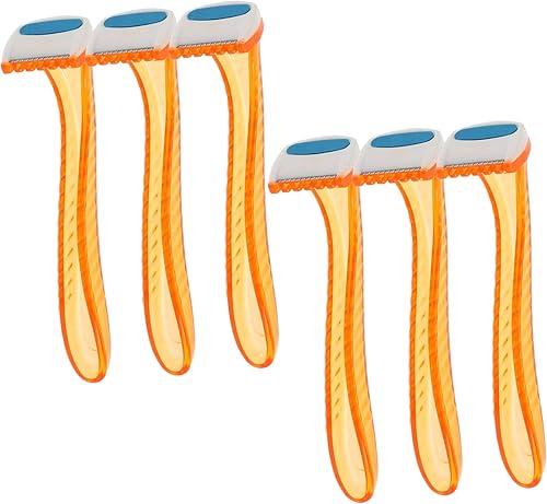 FRCOLOR 18 piezas de afeitadora de cabello privada para mujer, herramienta de afeitar portátil para axilas y piernas, ligera y compacta para uso de