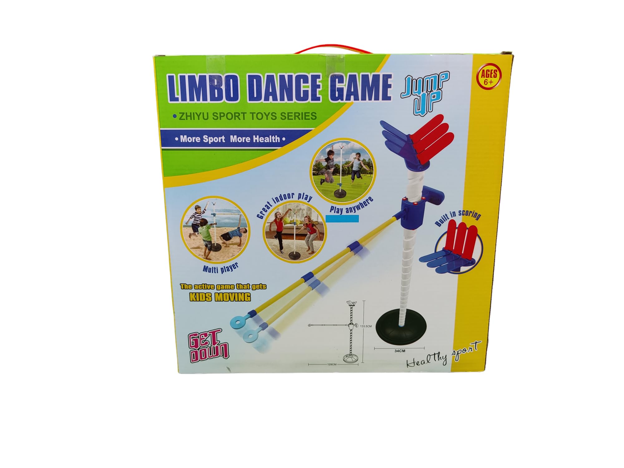 Limbo Dance: Juego Clásico del Limbo para niños, en Interior o Exterior (ZY1415)