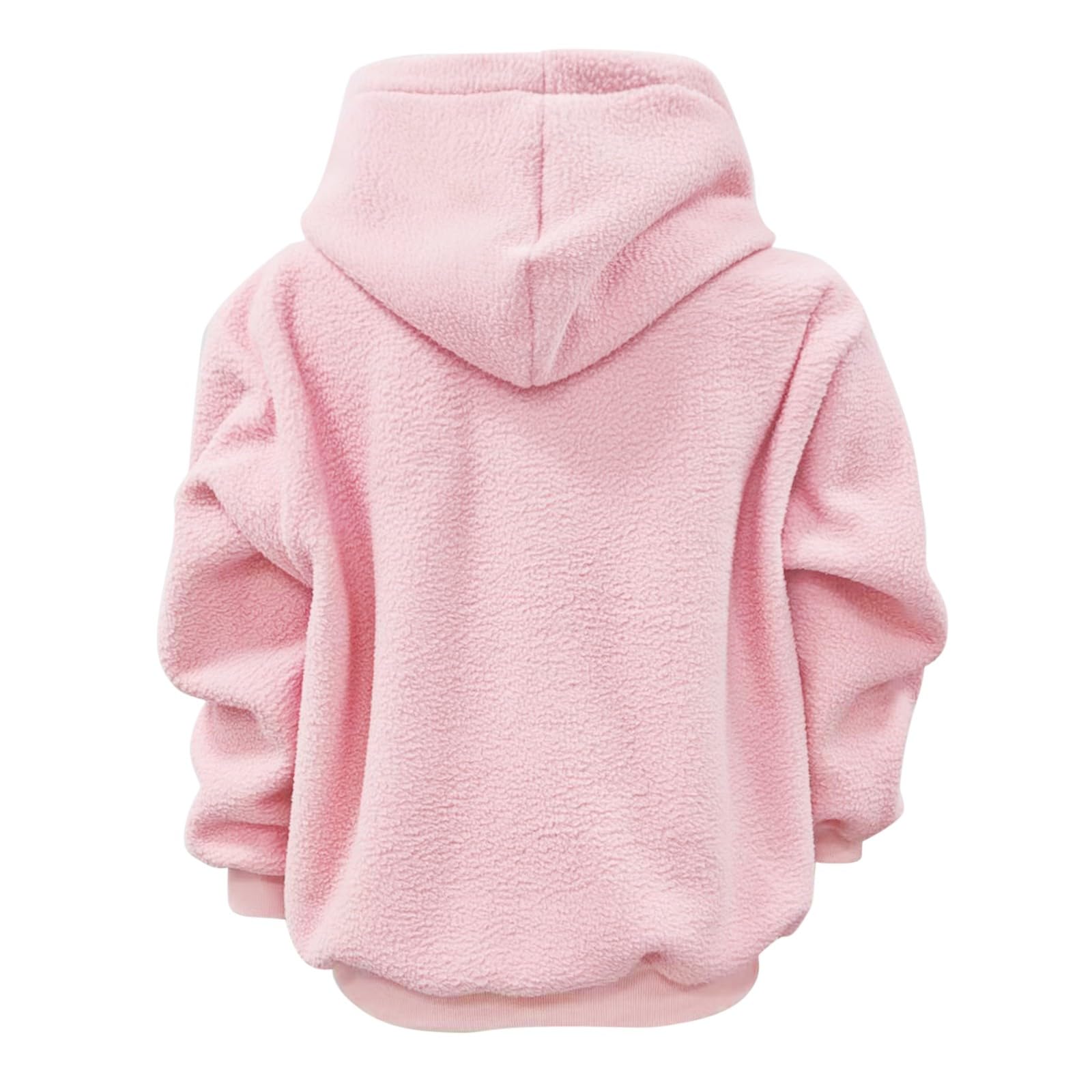 Generico Felpe Donna con Cappuccio Fleece Tinta Unita Manica Lunga Casual | Sweatshirt Con Tasche E Coulisse Hoodie Morbida E Confortevole Pullover Top Da Primavera Autunno Tempo Libero Quotidiano